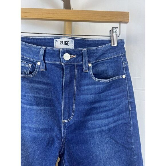 Paige Denim Medium Rinse Skinny Jeans Sz 27 Reg EUC - Picture 2 of 7